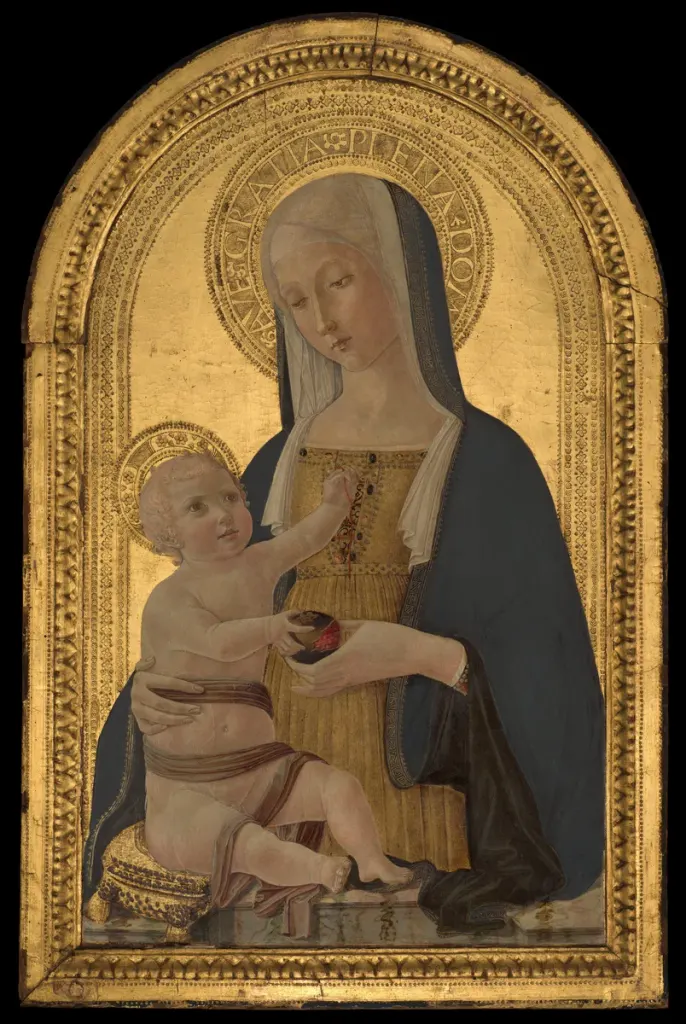 mADONNA aND cHILD — bENVENUTO dI gIOVANNI